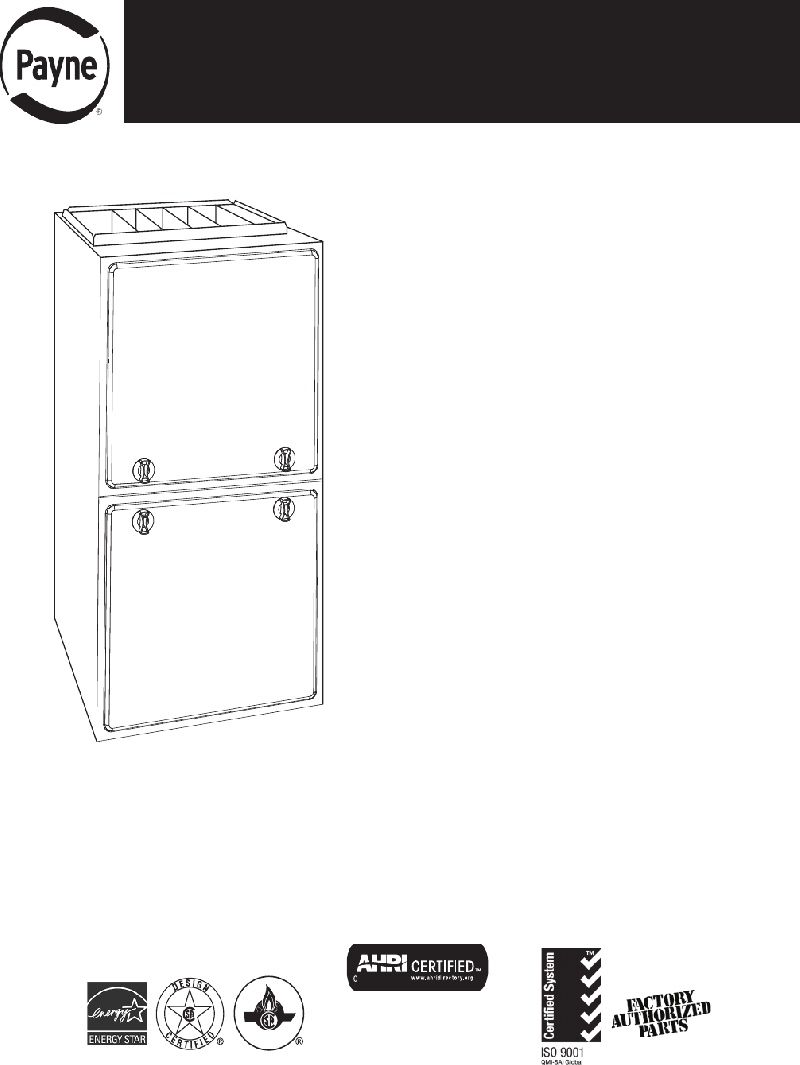 Pg96vat Furnace Installation Manual