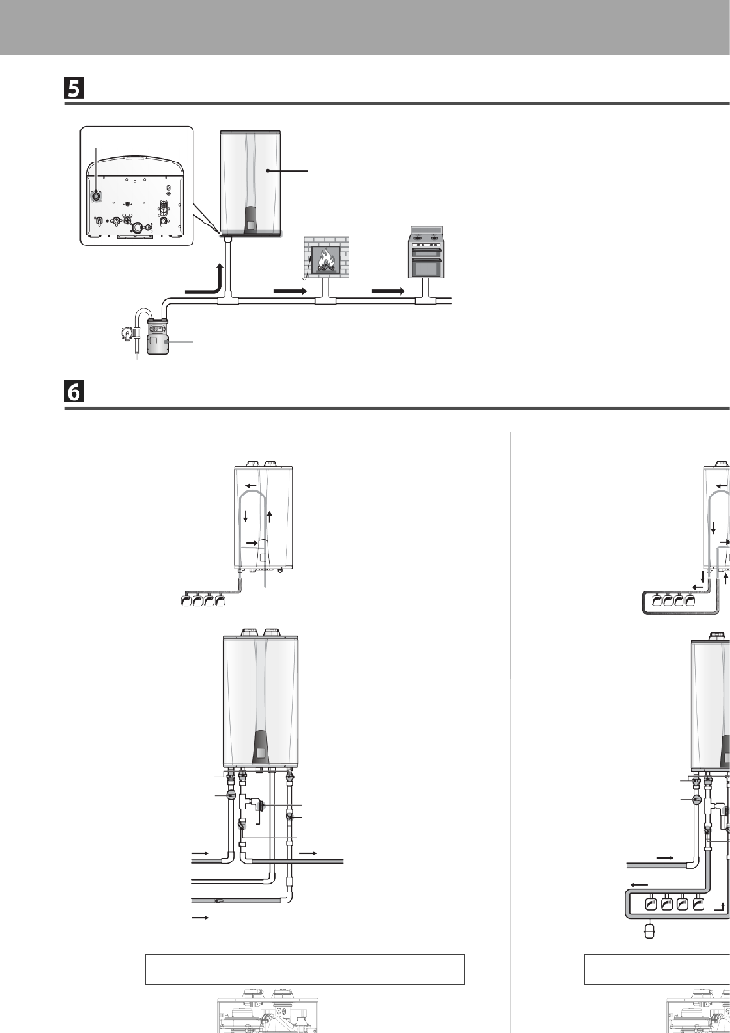 Navien NPE180A Water Heater Quick installation manual PDF View